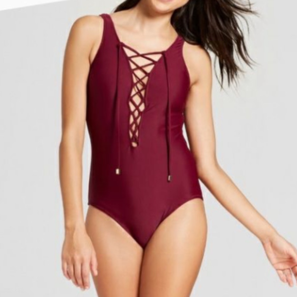 Mossimo One piece Cross cross Swim Bathing Suit